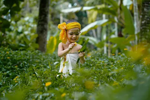 A home Onam celebration in Kerala