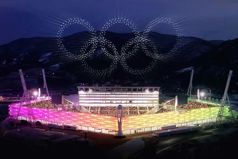Winter Olympics Opening Ceremony: Record-breaking drone light show