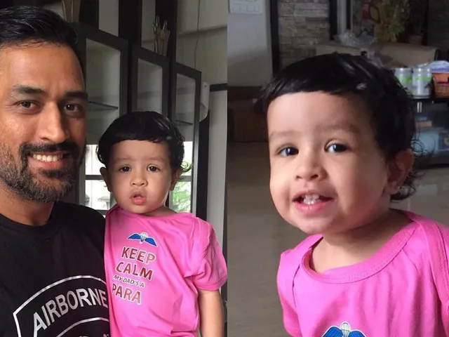 'Ambalapuzhe Unnikannanodu Nee' sings Ziva Singh Dhoni