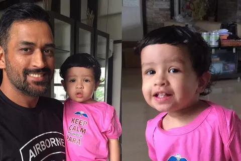 'Ambalapuzhe Unnikannanodu Nee' sings Ziva Singh Dhoni